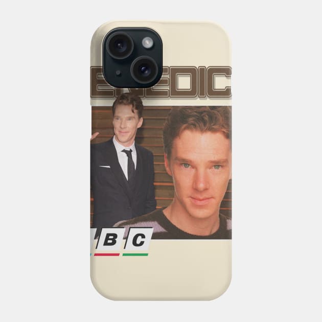 Benedict Cumberbatch 90s Tee Phone Case by Jdempzz