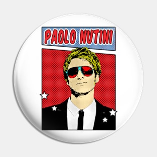 Paolo Nutini Pop Art Comic Style Pin