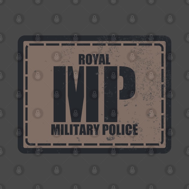 Royal Military Police Patch (distressed) by TCP