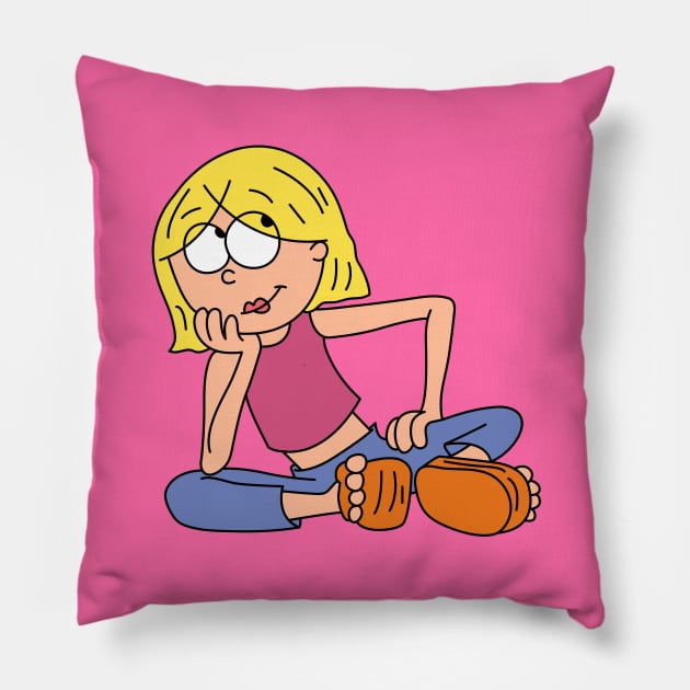 Lizzie McGuire Pillow by artxlife