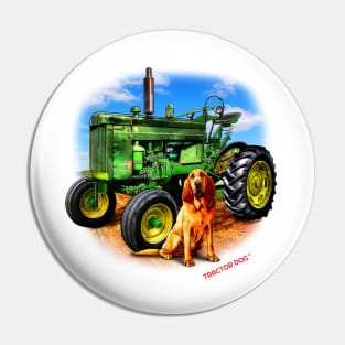 Tractor and Dog Pin