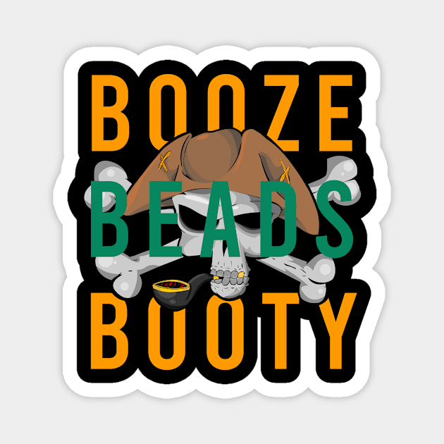 Booze beads booty Magnet by cypryanus