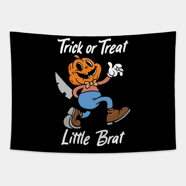 Trick or Treat - Little Brat Tapestry by Snowman store