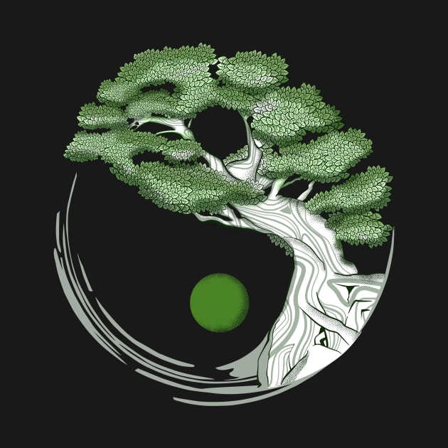 Yin Yang Bonsai Tree by EPDesignStudio