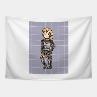 Wolf Armor Tapestry