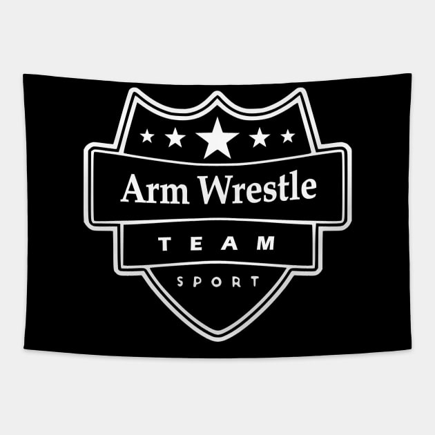 Arm Wrestle Tapestry by Hastag Pos