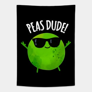 Peas Duce Cute Veggie Pea Pun Tapestry