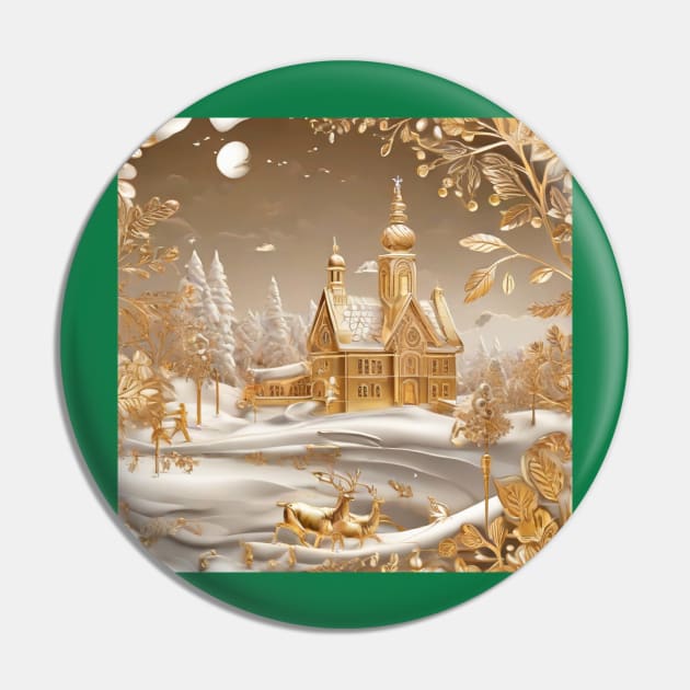 Christmas Scene Pin by likbatonboot