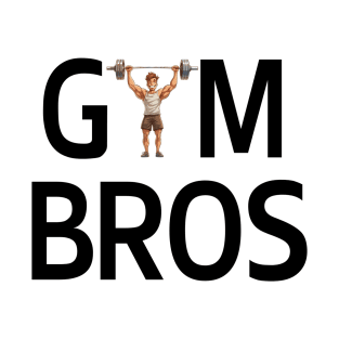 gym bros black T-Shirt