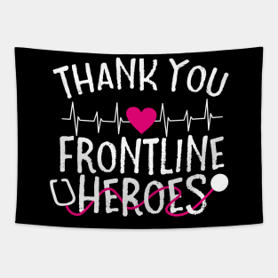 Thank You Frontline Heroes Tapestry