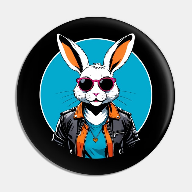 Cool Rabbit Pin by Benares