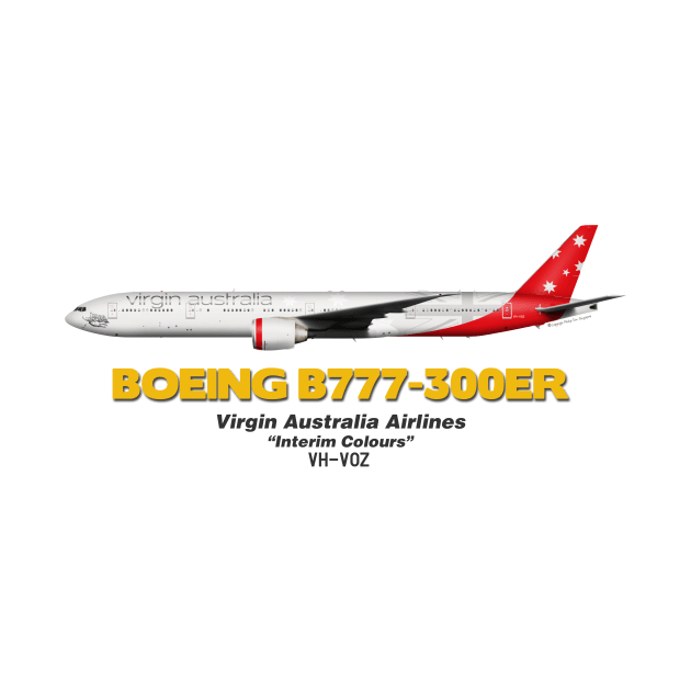 Boeing B777-300ER - Virgin Australia Airlines "Interim Colours" by TheArtofFlying