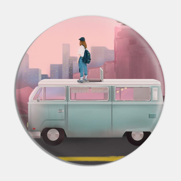 Lofi Travel Pin by SorokinaAnny