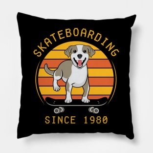 Skateboarding Since 1980 Pillow