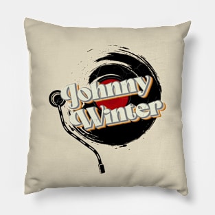 John Dawson Winter // Vinyl Vintage Style Pillow