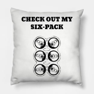 Check Out My Six Pack Beer Cans Pillow