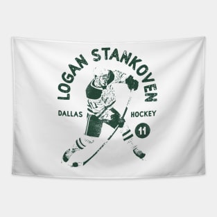 Logan Stankoven Dallas Stamp Tapestry