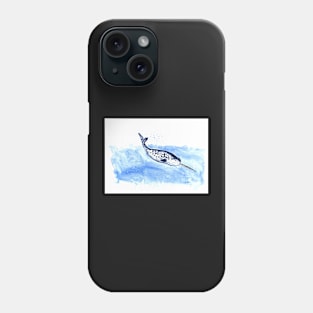 Narwhal Painting Phone Case