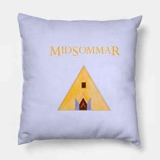 Midsommar fire scene Pillow