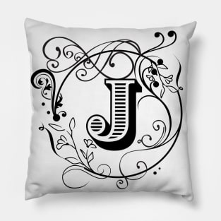 Letter J Pillow