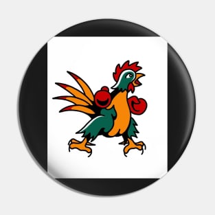 Cock Fight Pin