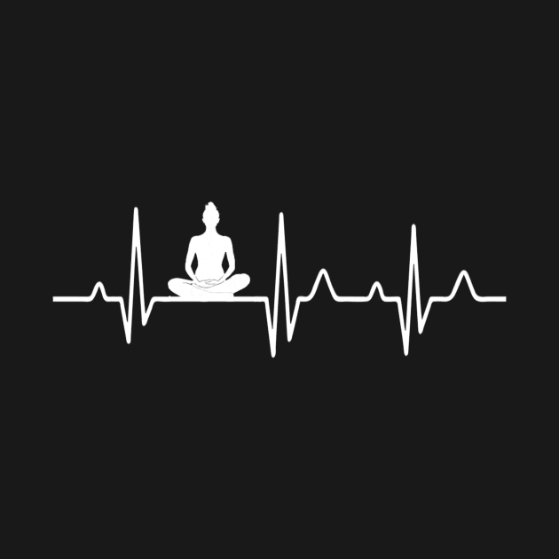 yoga poses, heart rate meditation namaste by L  B  S  T store