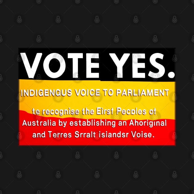 Vote Yes vintage to the Voice to Parliament youre the voice referendum by masterpiecesai