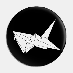 Origami Crane Pin