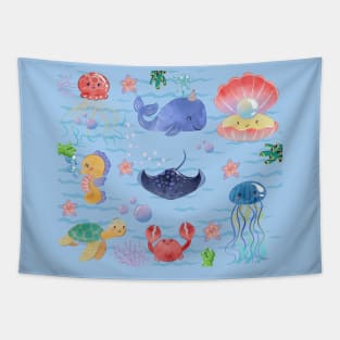 Plastic Free Ocean Tapestry