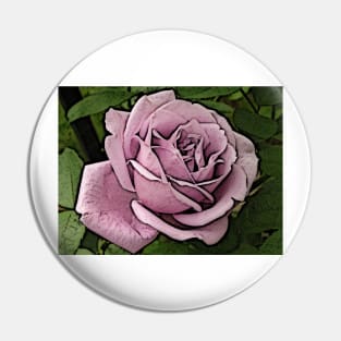 Beautiful Pink Rose Pin