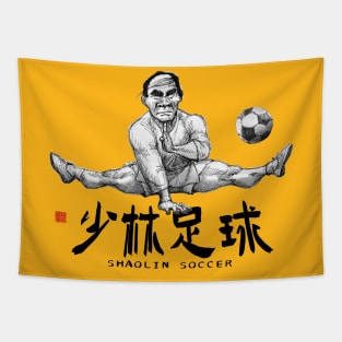 Shaolin Soccer Hooking Leg Tapestry