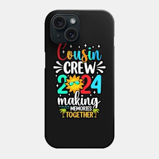 Cousin crew 2024 Summer Vacation Beach Family Trips Phone Case