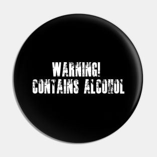Contains alcohol Pin