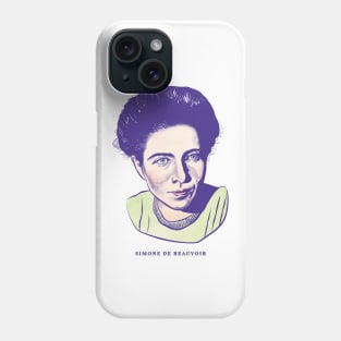 Simone de Beauvoir Phone Case