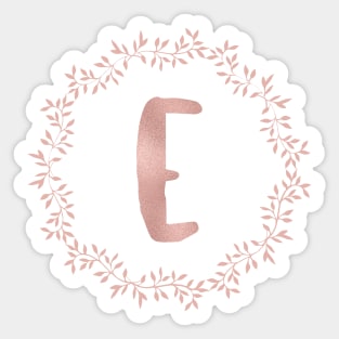 Monogram Tie Dye Initial Letter E Sticker for Sale by Lartheviking