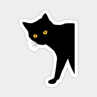 Black cat Magnet