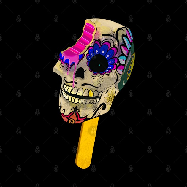 Calavera - Sugar Skull Ice cream by tycq