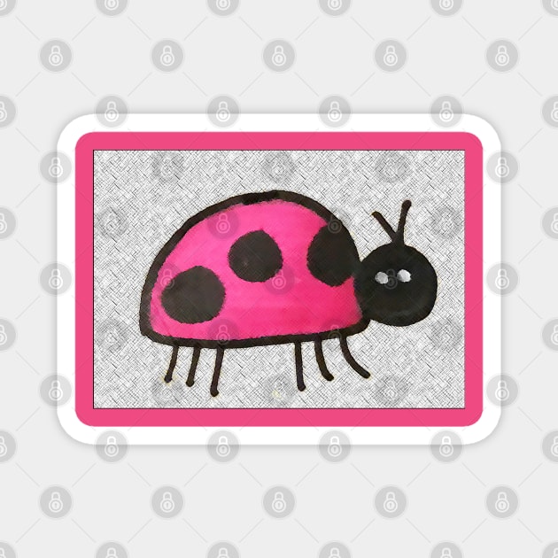 Ladybug #7 Magnet by ErinBrieArt