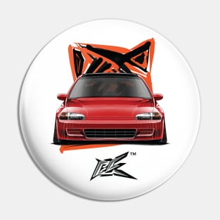 honda civic eg6 red Pin