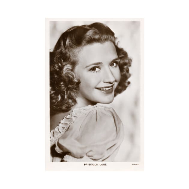 Actress Priscilla Lane by NEILBAYLIS