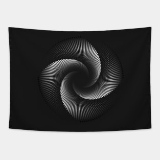 Rotating optical illusion. Tapestry