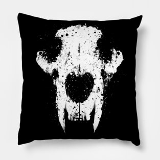 Lion Skull Graffiti Pillow