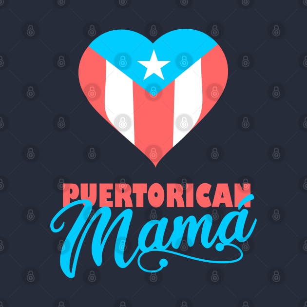 Puerto Rican Mama Boricua Flag Mom Gifts by bydarling