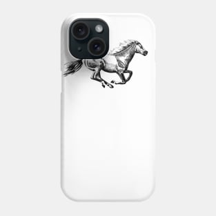 running horse Phone Case