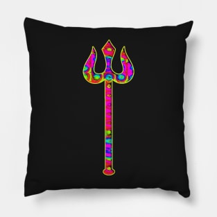 Psychedelic Trident. Pillow