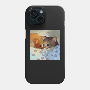 kitty bedtime (bad day) Phone Case