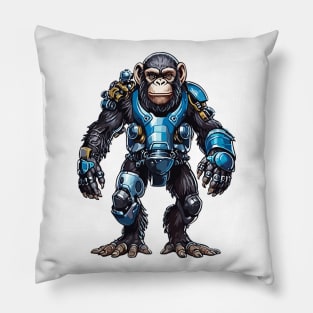 Robot Chimpanzee Pillow