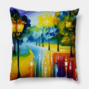 Street Lamps Pillow