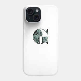 Flower Alphabet G Phone Case