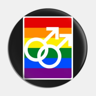LGBT Gay Pride - Male Symbol Pin